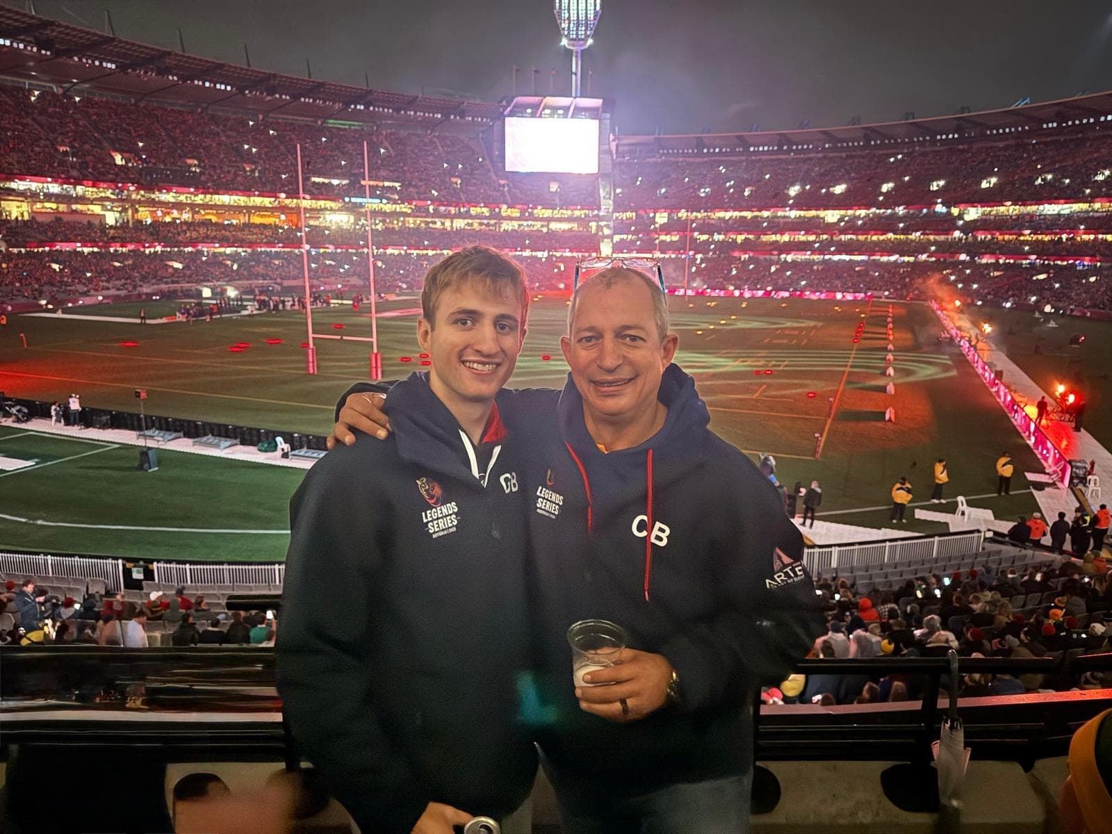 Delivering hospitality during the 2025 British & Irish Legends Tour to Australia